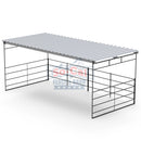 12x24 Horse Shelter Shade Cover Kit |Flat Roof | (4-Rail)-1