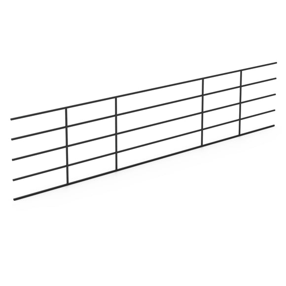 20Ft Continuous Fence Panel 14-Gauge Steel 1-1/4" (5 Rail)