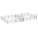 Two 24x24 Horse Stalls Side-by-Side (4-rail)-1