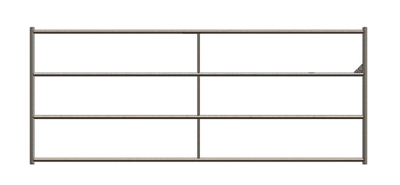 Standard Arena Swing Gate 4 Ft X 10 Ft (5 Rail) 14 Gauge