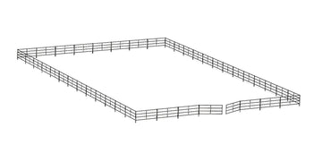 120Ft X 200Ft Riding Arena (5 Rail)