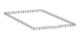 140Ft X 240Ft Riding Arena (4 Rail)