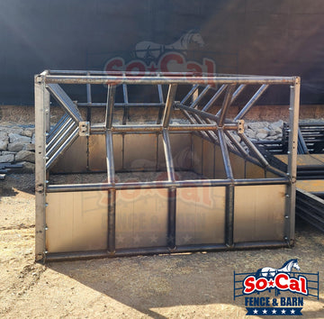 4x8 Heavy Duty Big Bale Cattle Feeder - 0