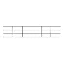 20Ft Continuous Fence Panel 14-Gauge Steel 1-1/4" (4 Rail)-2