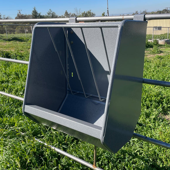 Heavy Duty Horse Feeders Powder Coated Steel "Dapple Gray"