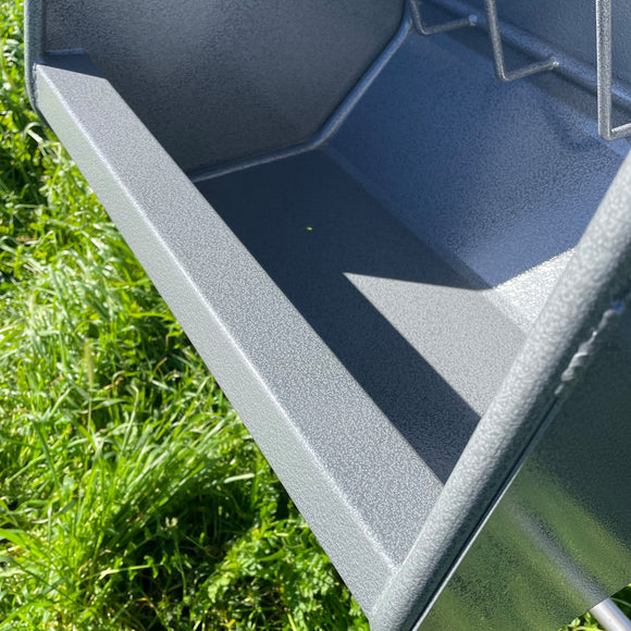 Heavy Duty Horse Feeders Powder Coated Steel "Dapple Gray"