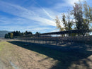 Mare Motel Shed Row with (4) 12x24 Stalls and 12ft Breezeway 4-Rail FULLY COVERED-3