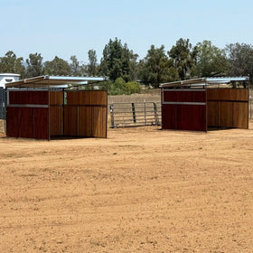 12x12 Loafing Shed (3 Walls) Wood Not Included - 0