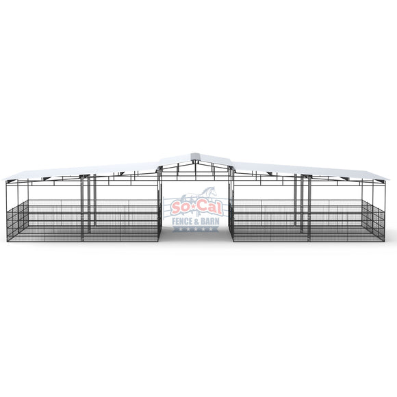 mare motel barn with welded wire on the panels and the gates for sale