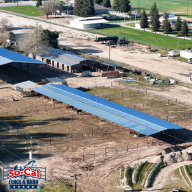 The MEGA MOTEL - 8-Stall Mare Motel - 48x82 Stalls - 15ft Breezeway