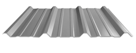 16X3 PBR Panel - Galvanized Metal Roof Siding Material (3ft x 16ft) 26-Gauge
