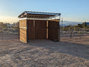 12x12 Loafing Shed (3 Walls) Wood Not Included-7
