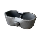 1-5/8" Bare Metal Panel Clamp for 1-5/8" Post - Rustic-1