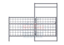 Panel Gate Combo 12ft 4-Rail *WIRE MESH* (14-Gauge)-1