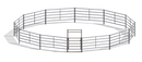 40ft Round Pen (5-Rail) 14-Gauge Steel-1