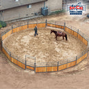 Signature Series Wooden Round Pen With 10ft Swing Gate - Wood Not Included-8