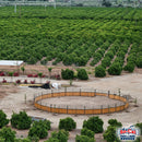 Signature Series Wooden Round Pen With 10ft Swing Gate - Wood Not Included-7