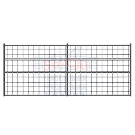 Premium 12x5 Horse Corral Panel *WIRE MESH* (4 Rail) 1-5/8" 14 Gauge