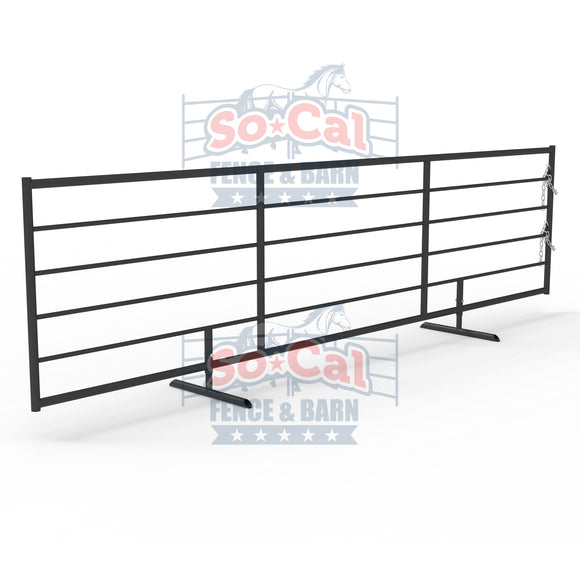 20ft Cattle Livestock Panels 2-3/8" 14 Gauge - Freestanding with Detachable Feet