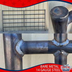 Buy bare-metal-rustic Two 10X20 Side by Side Stall Kit (5 Rail)