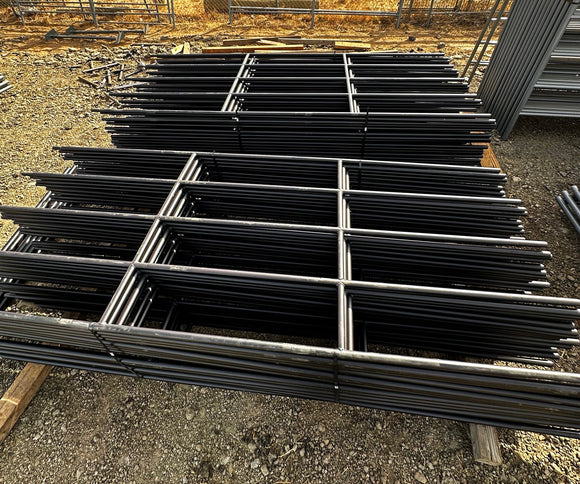 10ft Continuous Fence Panel, Powder-Coated, 1-1/4" (5-Rail)