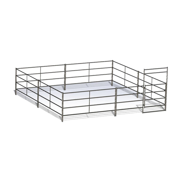 20X20 Stall (4 Rail)